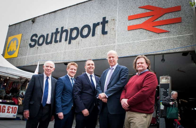 Southport to Preston Rail Line 