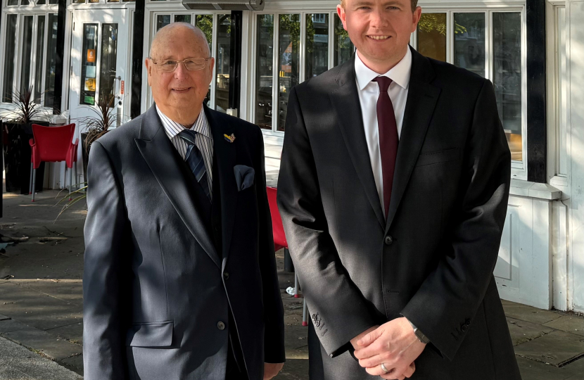 Councillors Sir Ron Watson & Mike Prendergast 