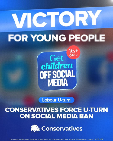 Conservatives force u-turn on social media ban