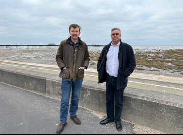 Councillors Mike Prendergast & Mike Morris MBE want to see Southport's beach restored