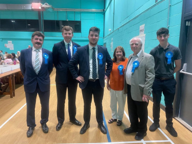 Southport Conservatives Celebrate Thomas de Freitas Being Elected